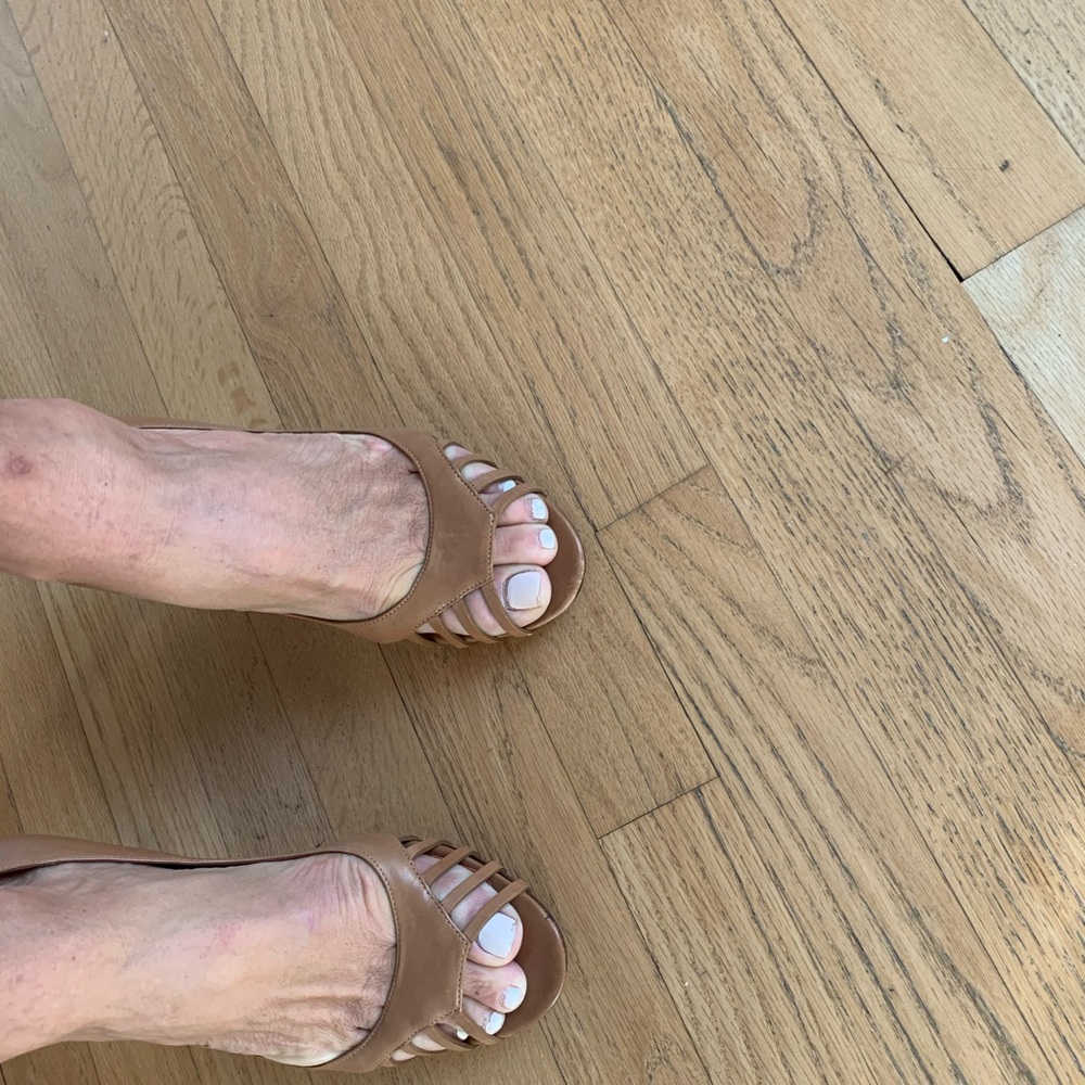 Open Toe Multi Neutral Colored Pumps - image 2